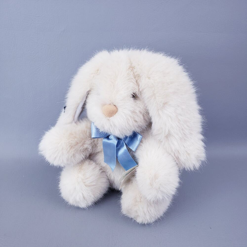 NOS Vintage Applause Bunny Rabbit Plush 12" Stuffed Animal Natasha Beige 1987